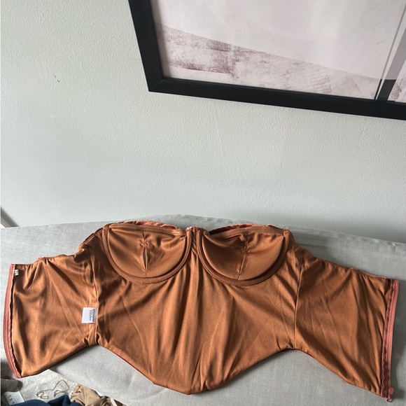 Brown Dream Maker Corset Top - Picture 7 of 9